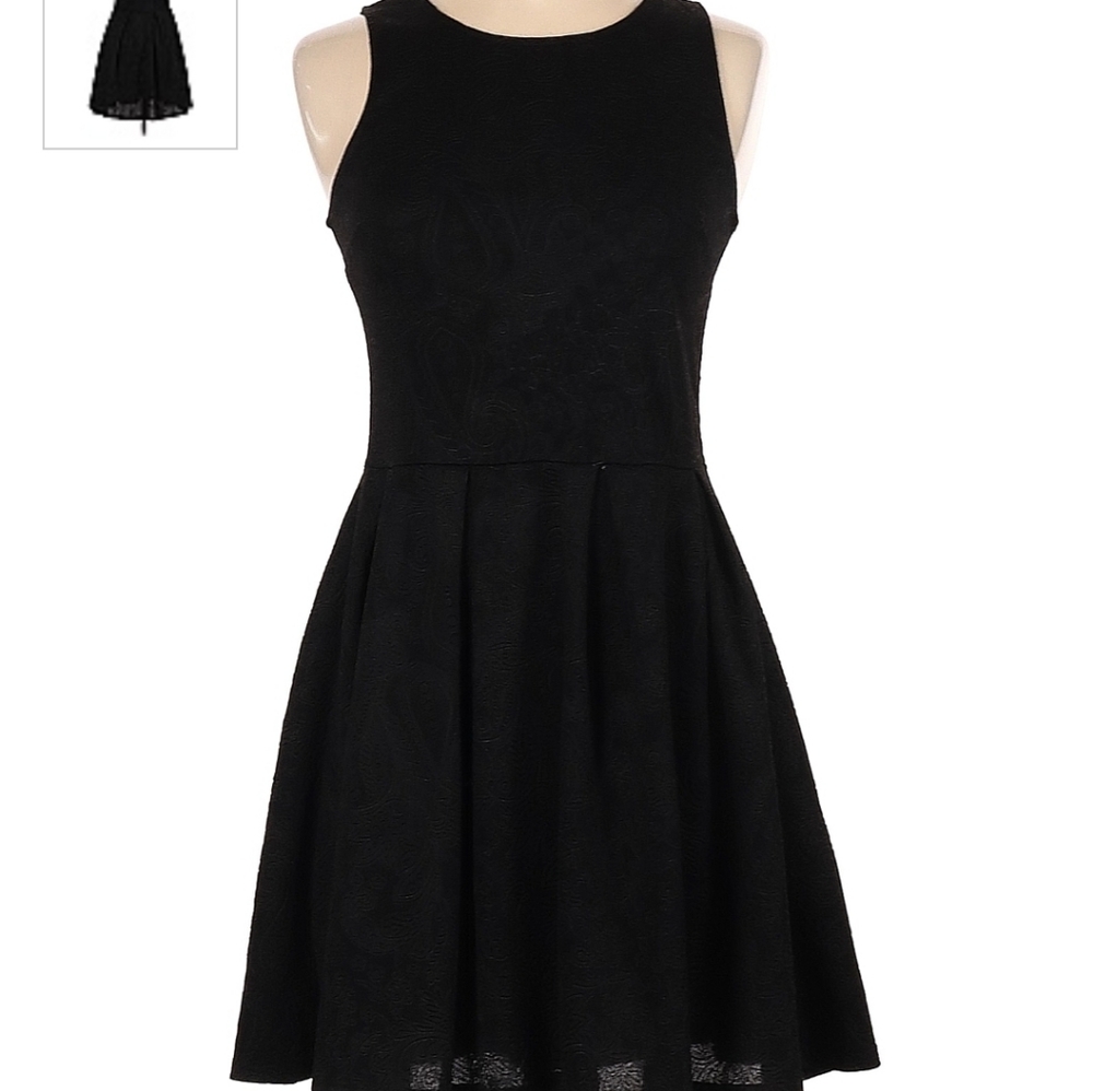 Connection 18 Black Casual Dress
